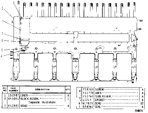 CYLINDER BLOCK GROUP 4N6627 CAT