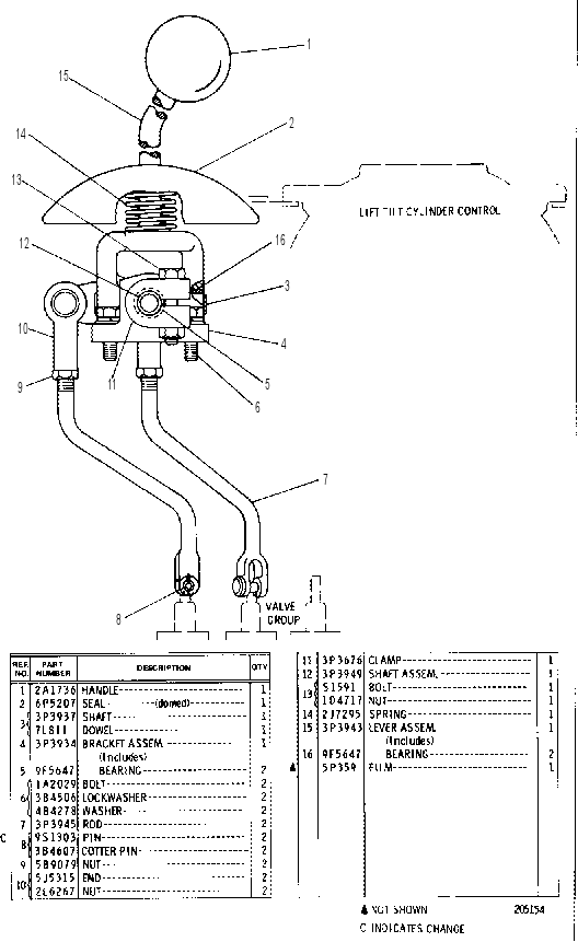 IMPLEMENT LINKAGE GROUP 3P3276 CAT