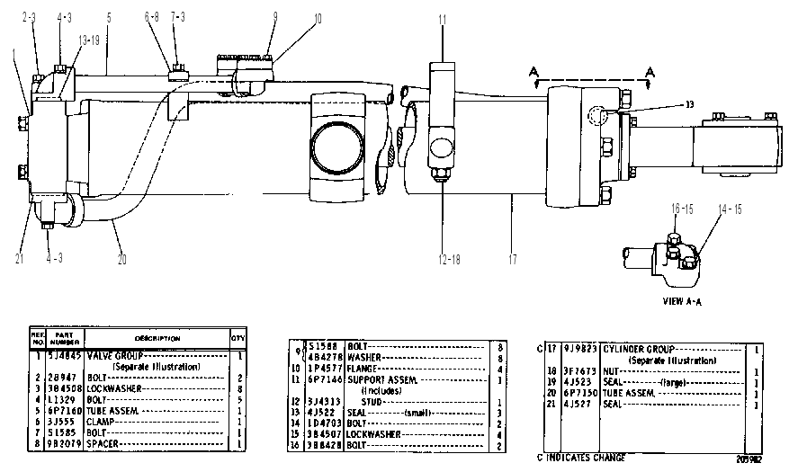 VALVE & CYLINDER GP 6P5777 CAT