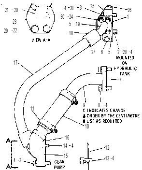 PUMP LINES GROUP 2P2608 CAT