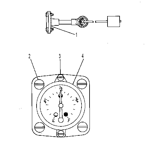 GAUGE GP-FUEL 9D9458 CAT