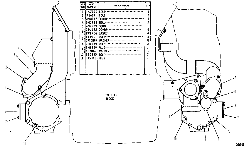 COOLER GP-BRAKE & TORQUE CONV 4N4836 CAT