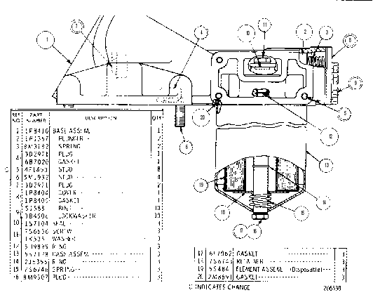 OIL FILTER ASSEMBLY 7S9896 CAT