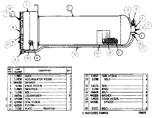 ACCUMULATOR GROUP 5J9231 CAT