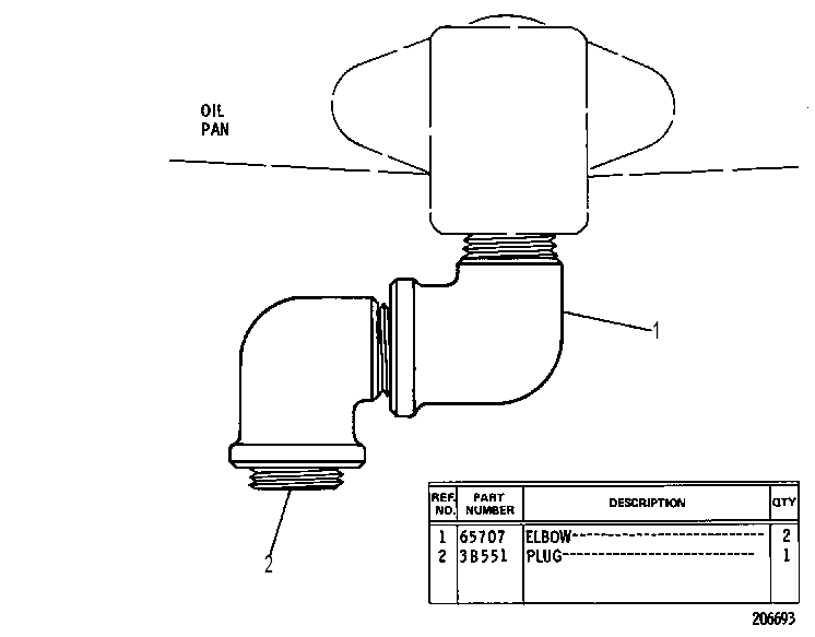 EXTENSION GP-DRAIN 6N1173 CAT