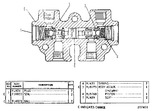 Клапан обратный 8J5913 CAT