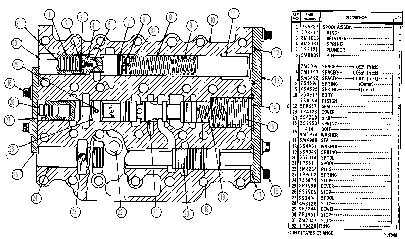 Клапан управления трансмиссией 3P4490 CAT