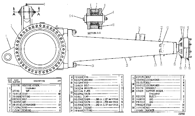 HOUSING GP-REAR AXLE 2G0860 CAT