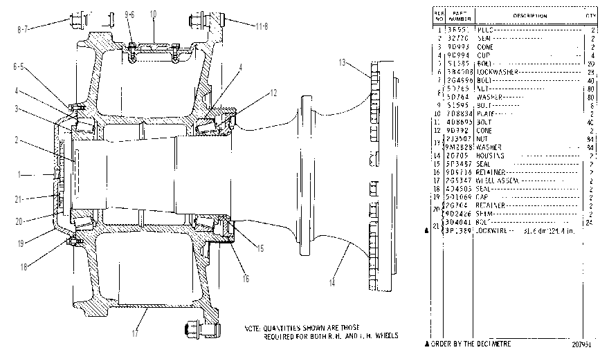WHEEL GP-REAR 2G1940 CAT