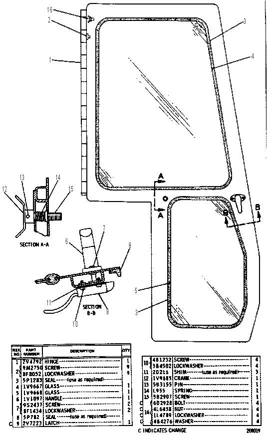 DOOR GROUP 1V9689 CAT