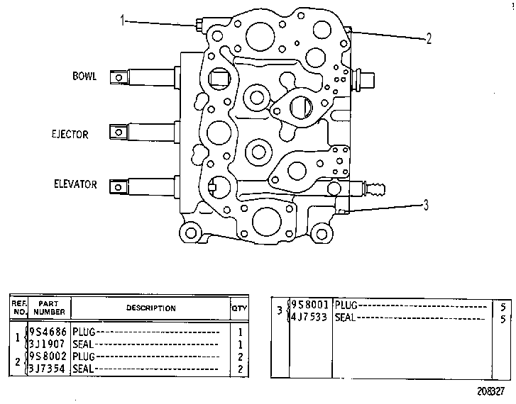 Клапан 9J0827 CAT