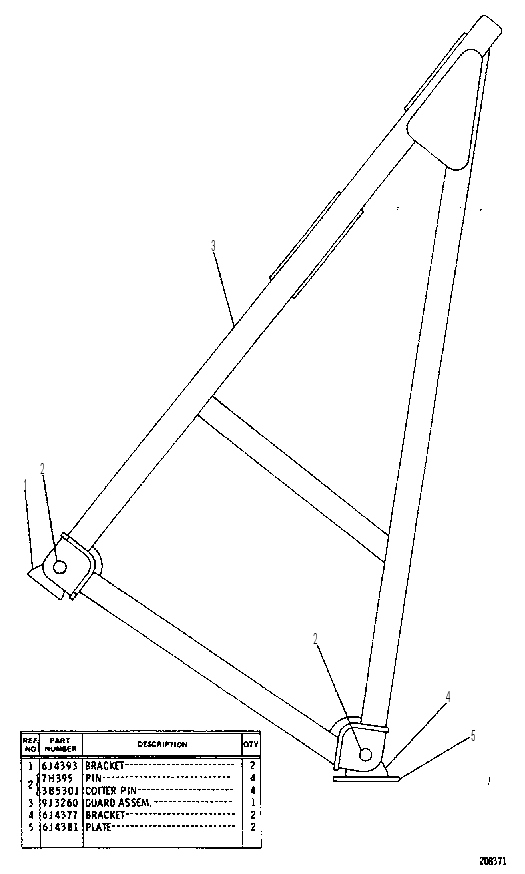 EJECTOR OVERFLOW GUARD GROUP 9J1392 CAT