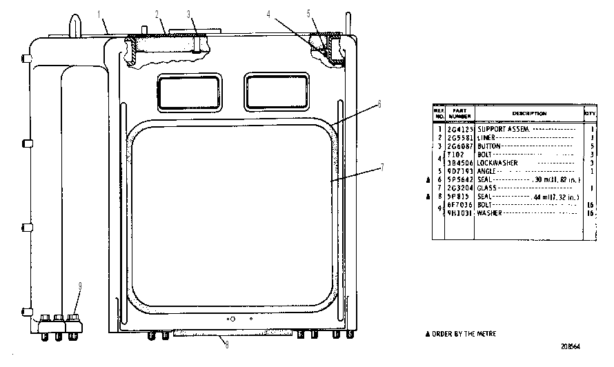 Каркас безопасности (ROPS) 2G4270 CAT