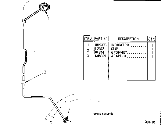 TRANSMISSION GAUGES 3S5203 CAT