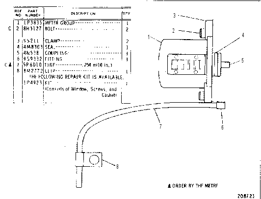 SERVICE METER GROUP 4N4026 CAT