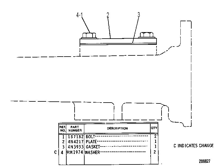 COVER GP-TACHOMETER DRIVE 4N4966 CAT