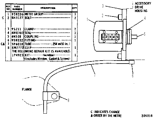 SERVICE METER GROUP 4N8064 CAT