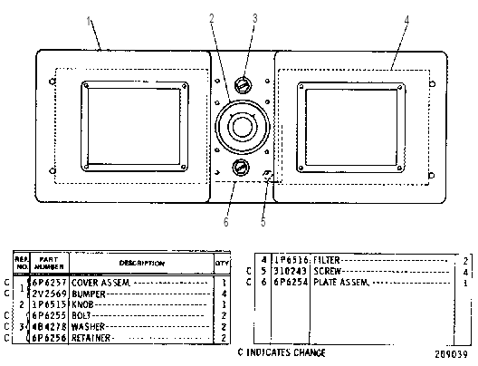 RETURN AIR CONSOLE GROUP 1P3324 CAT