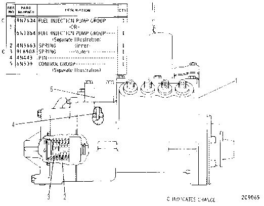 Регулятор и ТНВД 9N1351 CAT