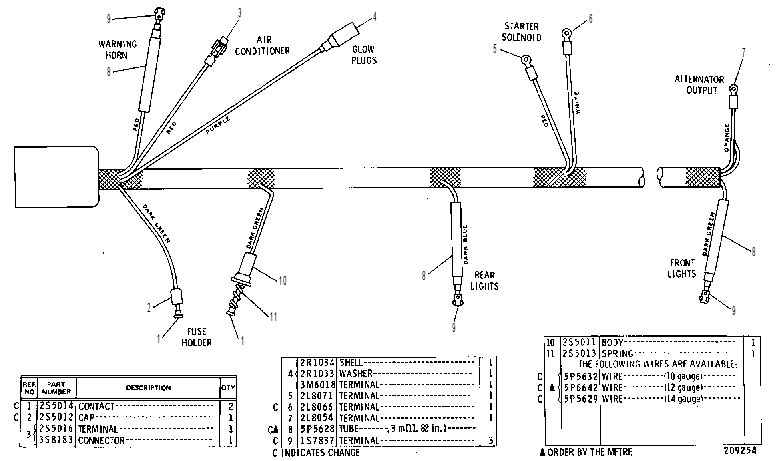 Жгут проводов 3P5886 CAT