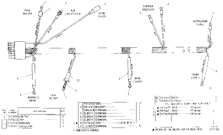WIRING HARNESS ASSEMBLY 1Z4787 CAT