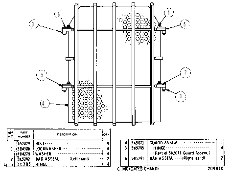 RADIATOR GUARD GROUP 5K5255 CAT