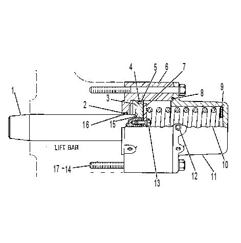 LOCK GP-CENTERSHIFT 8D6185 CAT