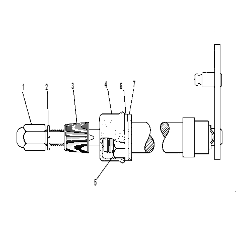 Ось стеклоочистителя 2V2246 CAT