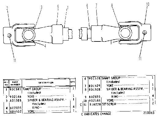 SHAFT GP-CAMDRIVE 9D2130 CAT