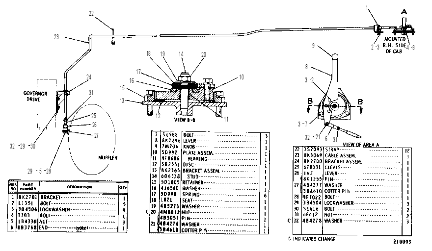 GOVERNOR CONTROL GROUP 8K2606 CAT