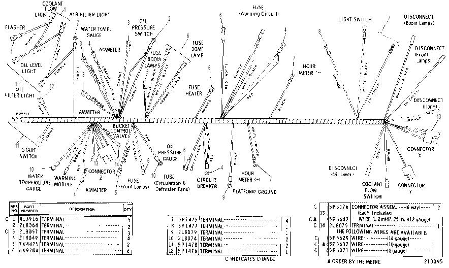 Жгут проводов 8K3968 CAT