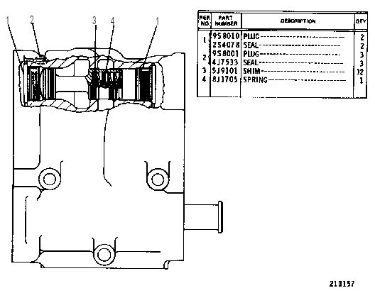 Клапан переключающий 8J6790 CAT