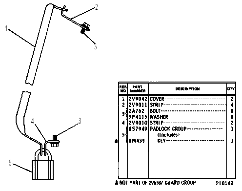 VANDALISM GUARD GROUP 2V6587 CAT