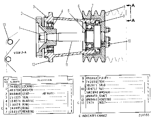 Привод вспомогательный 4N8479 CAT