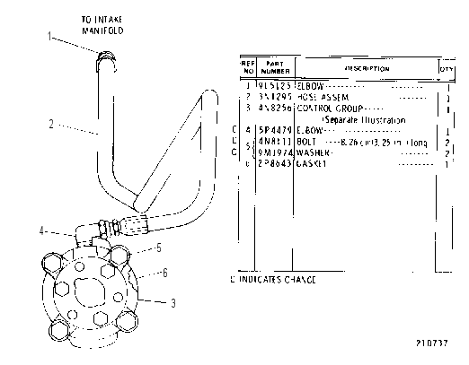 FUEL RATIO CONTROL GROUP 4N7171 CAT