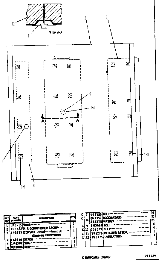 AIR CONDITIONER GROUP 1V4676 CAT