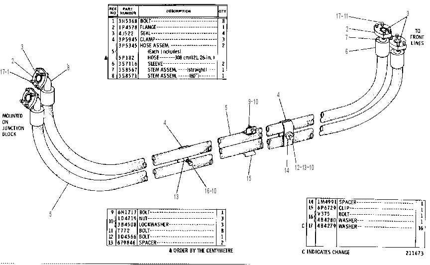 BULLDOZER LINES GROUP 3P4495 CAT