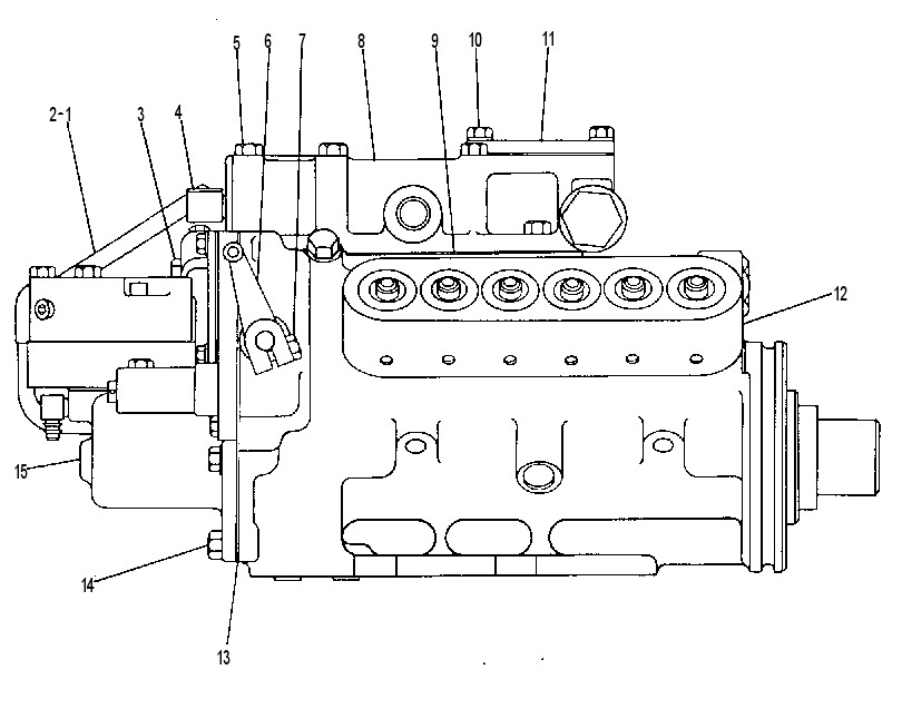 PUMP GP-GOV DRV,FUEL INJ & TFR 7N1252 CAT