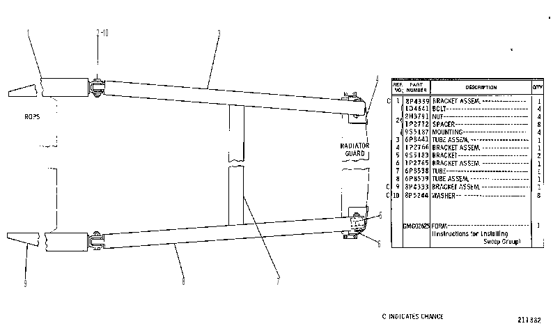 SWEEP GP-LOGGING 6P6919 CAT