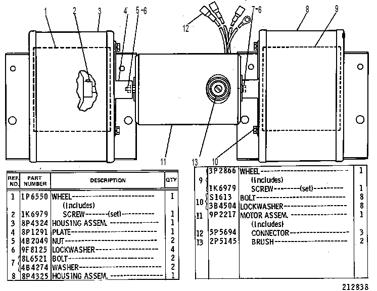 BLOWER AS 9P3788 CAT