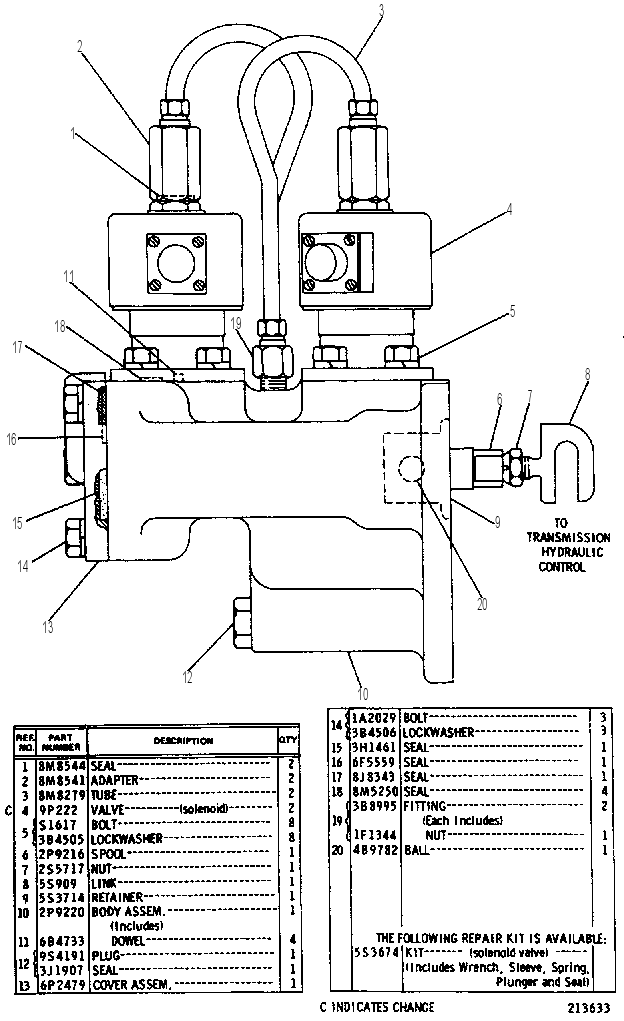 CYLINDER GP-SHIFT 2P9217 CAT