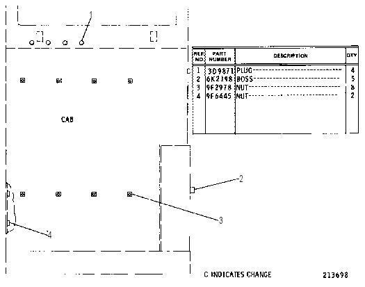 MOUNTING MODIFICATIONS GROUP 2V0960 CAT