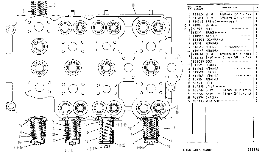 VALVE GROUP 9J6422 CAT