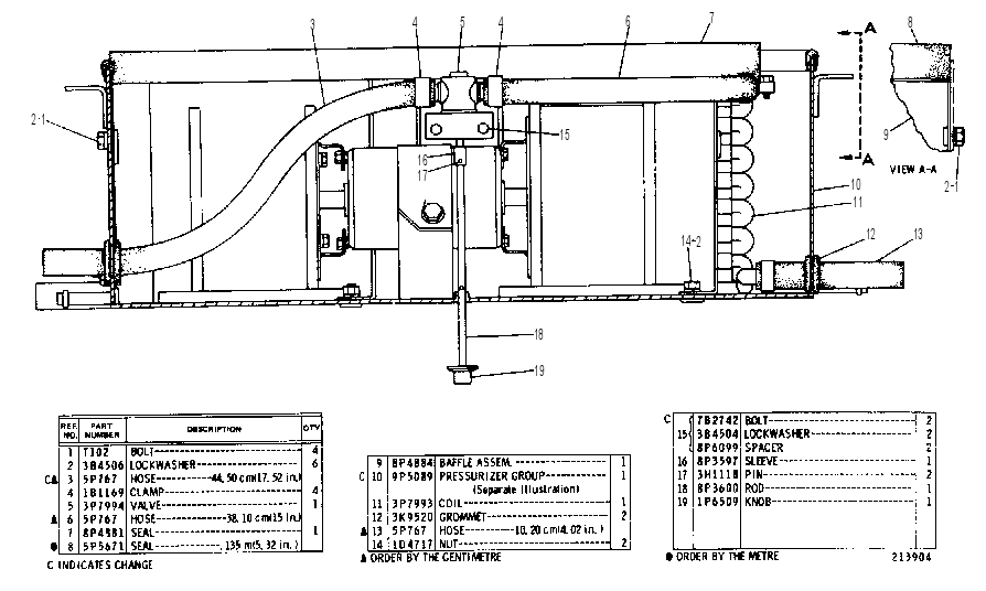 Отопитель 8P4914 CAT