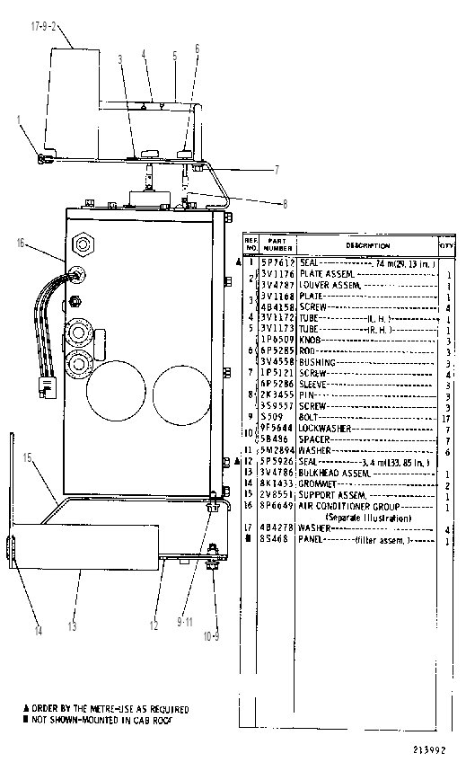Кондиционер с креплением 3V1327 CAT