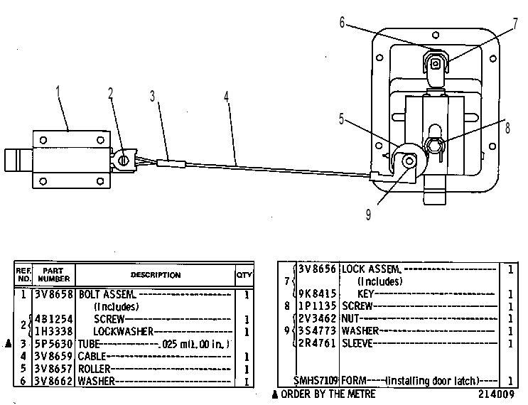 LATCH AS 3V4456 CAT