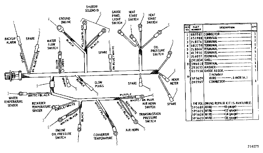 Жгут проводов 2G6819 CAT