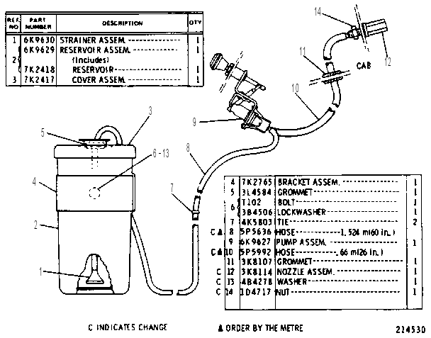 WASHER GROUP 7K2667 CAT