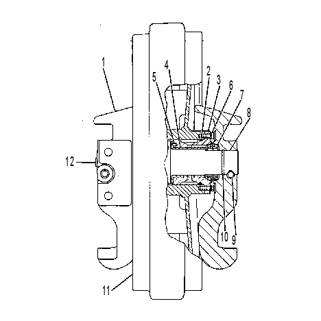 Направляющее колесо переднее 3V4674 CAT