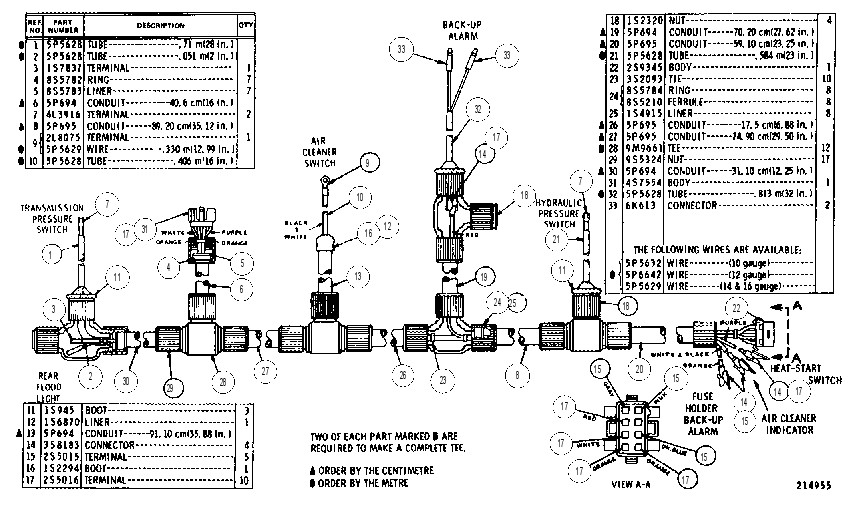 Жгут проводов 3V6345 CAT